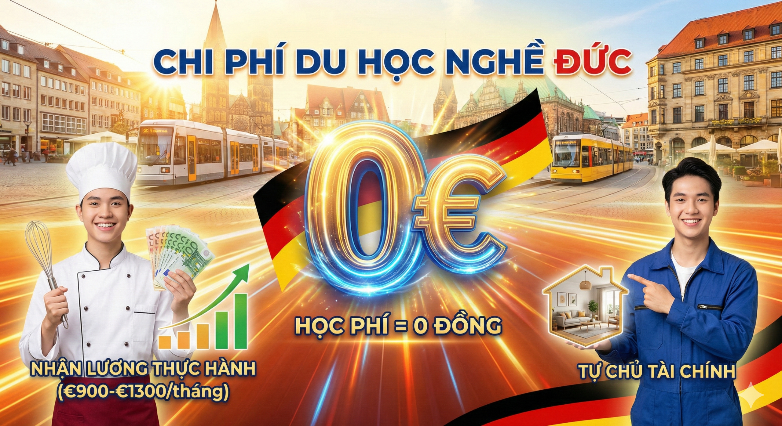 Chi Phí Du học nghề Đức