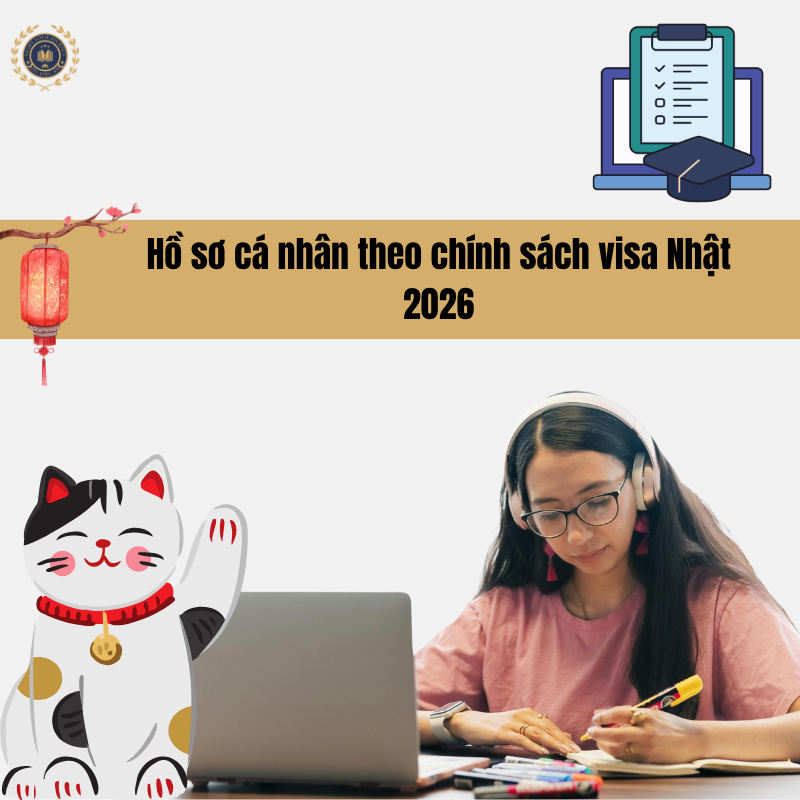 Hồ sơ cá nhân theo chính sách visa Nhật 2026