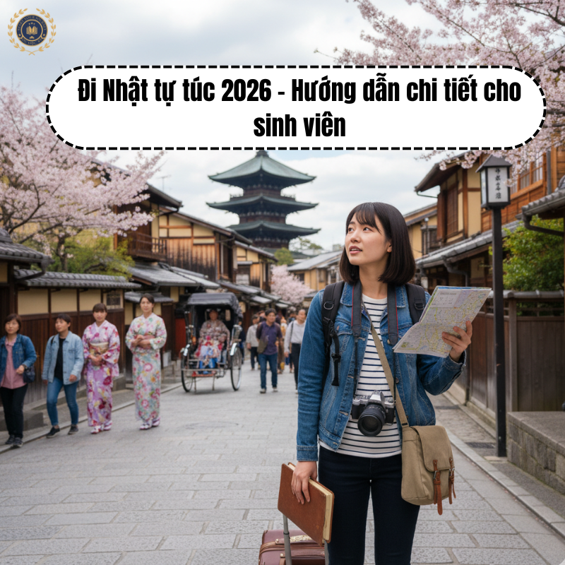 Đi Nhật tự túc 2026 – Hướng dẫn chi tiết cho sinh viên